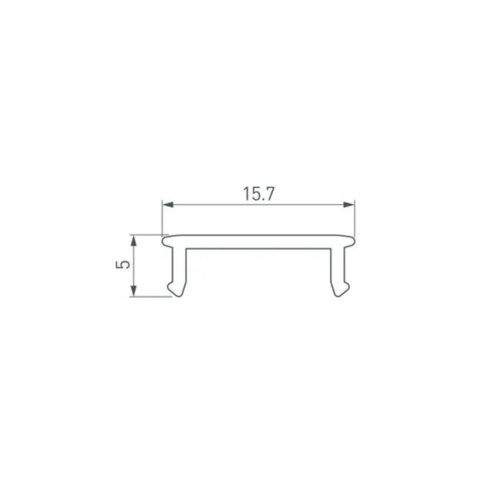 Экран LINE-2000 MARBLE GREY (Arlight, Пластик) 058283