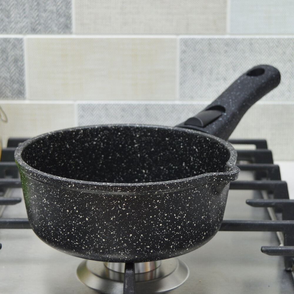 Ковш 1л Гранит со съемной ручкой, кш1612аг