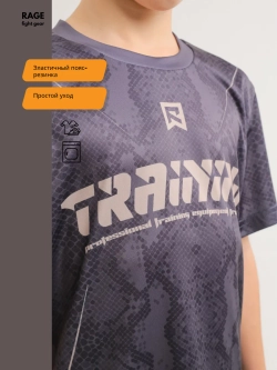 Детский спортивный костюм шорты и футболка для тренировок