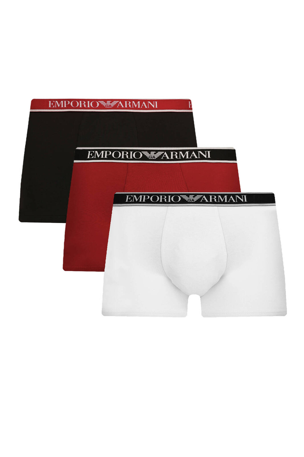 Трусики-боксеры 3шт. Emporio Armani - белый(111473 3F717)