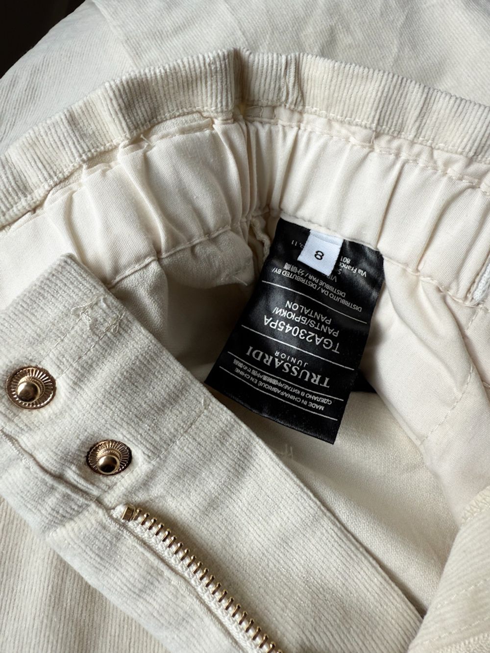 Вельветовые брюки Trussardi, 128