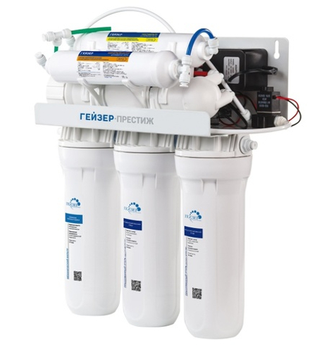 Обратный осмос Гейзер - Престиж ПМ (с насосом и минерализатором)
