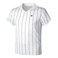 Мужское теннисное поло Tennis-Point Stripes Polo Special Edition Men - White, Black