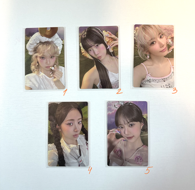 Фотокарты LE SSERAFIM - CRAZY (weverse shop) (Дефекты)