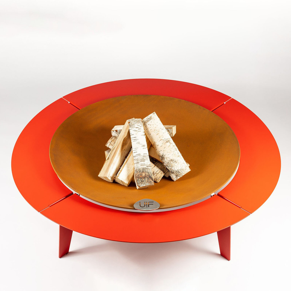 Чаша для костра UP!FLAME STEEL CUP UNIQ red