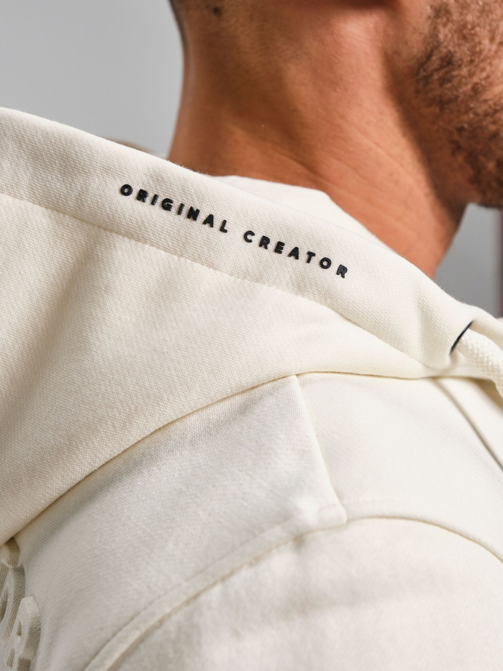 Толстовка мужская ORIGINAL CREATOR ZIP HOODIE, Молочный