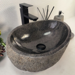 Раковина из речного камня RS-65256 45*32*16 0856