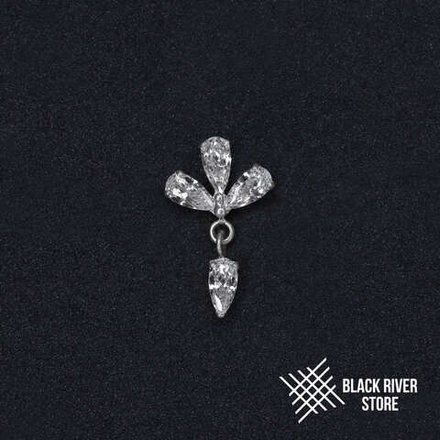 Pendant Pear Crystal