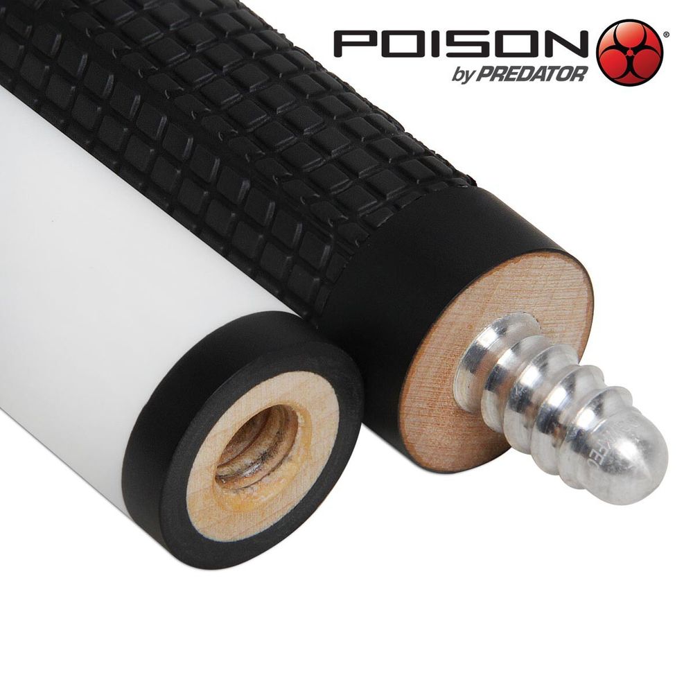 Кий Poison VX⁴ Jump White and Black GTX™ Grip 2PC Пул 7,5oz