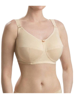 Бюстгальтер для фиксации экзопротеза молочной железы 75B, карман слева, Бежевый