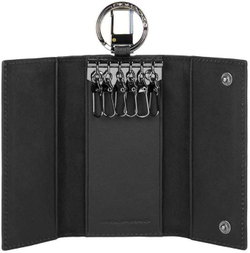 Ключница Piquadro Black Square PC1397B3/N черный натуральная кожа