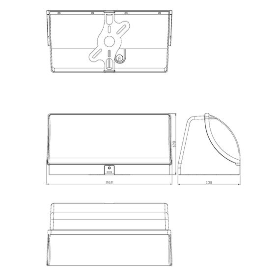 Уличный настенный светодиодный светильник Escada 30002W/01LED BK