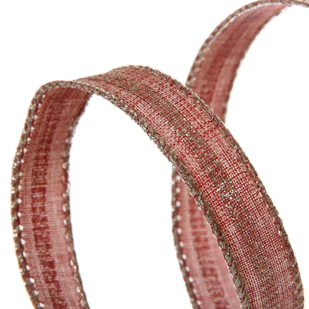 Лента для декорирования «Млечный путь» 1,5 см, 2,7 м, Персиковый