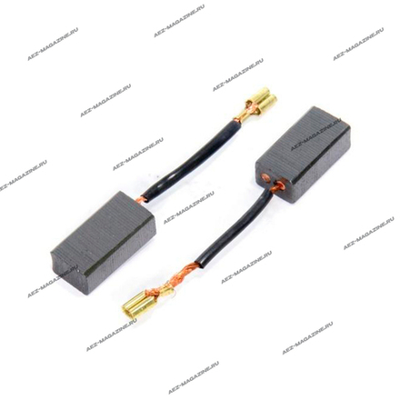 Электроугольная щётка 6,5x9x17 поводок, клемма-мама, боковой срез подходит для HITACHI