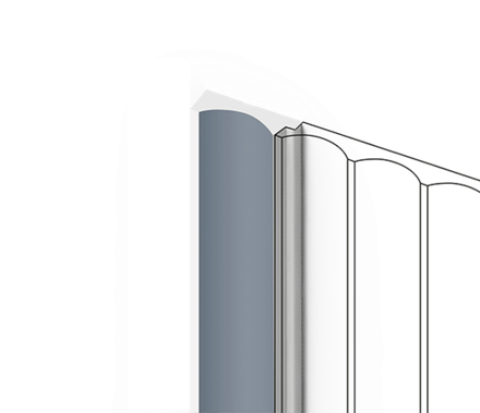 Финишный молдинг декорированный HiWood, 270x3,2 см