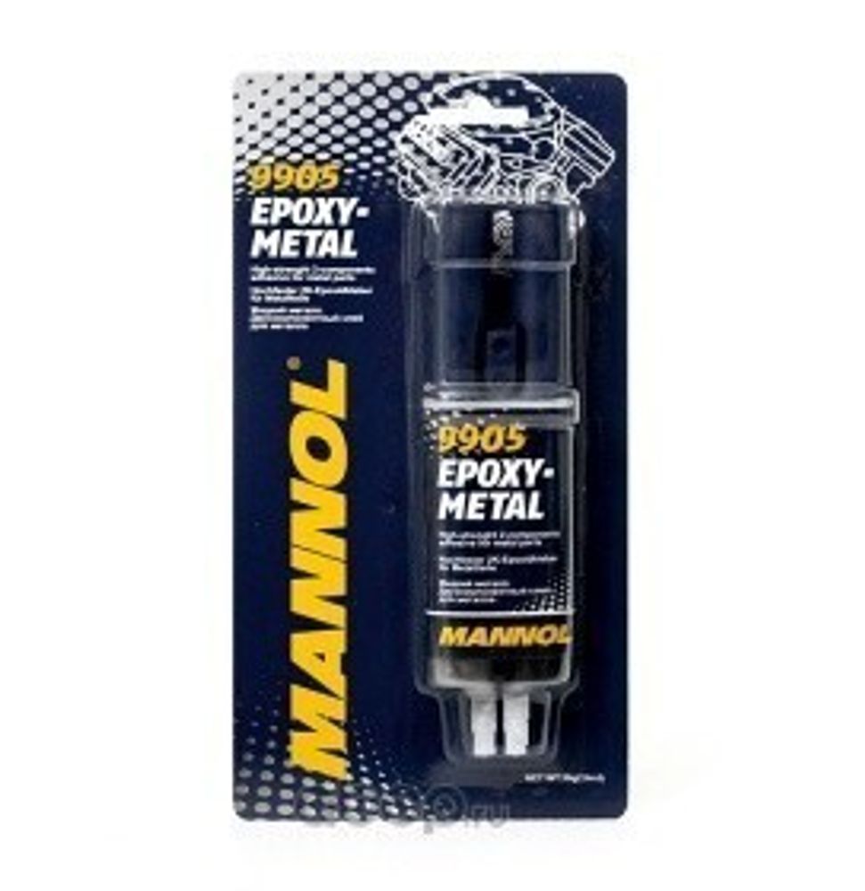 Клей  Жидкий металл  Epoxi-Metall 9905 30 гр (Mannol)