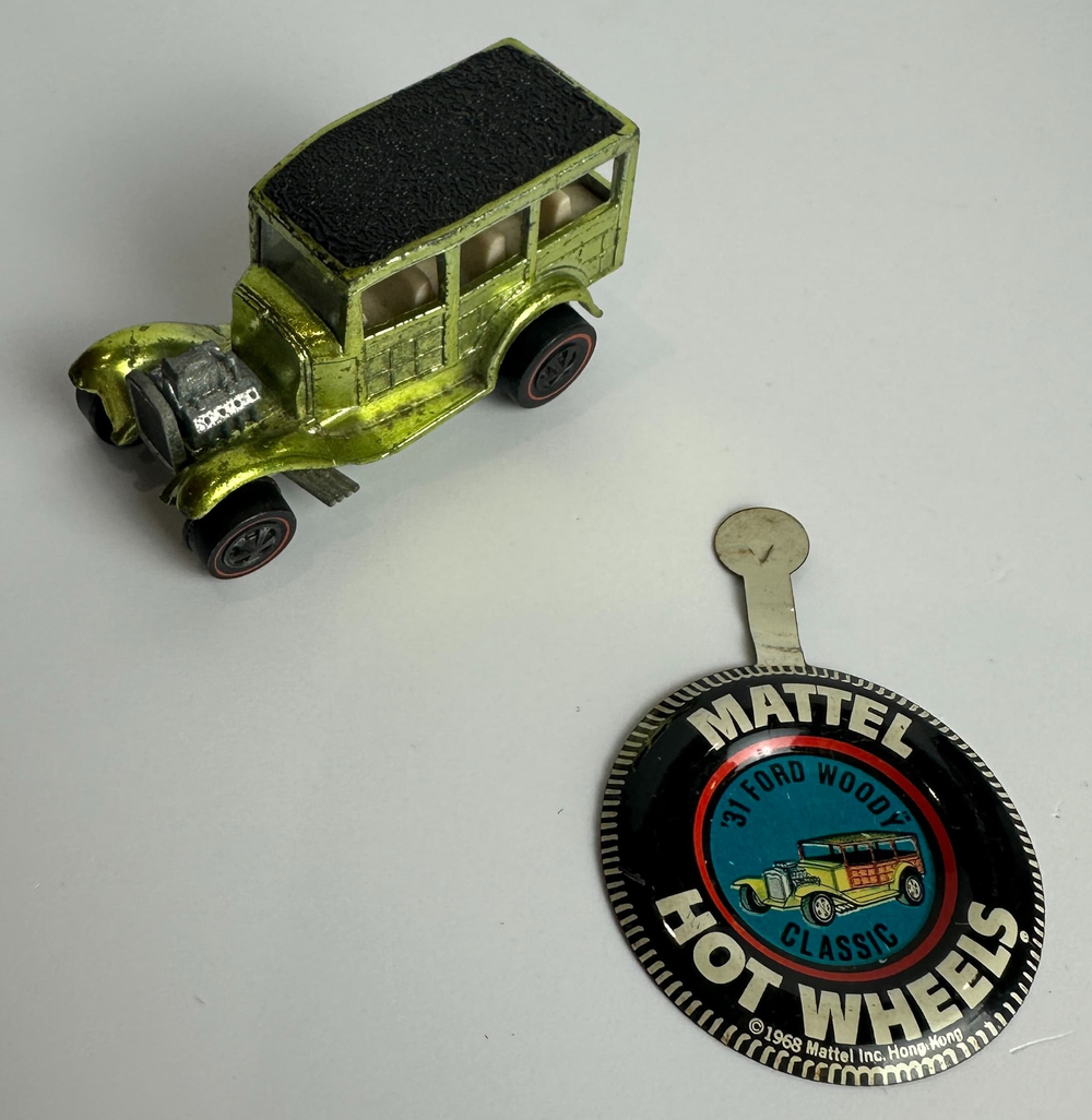 Hot Wheels | Redline | Classic '31 Ford Woody (Antifreeze) (1969)