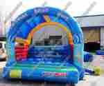 Коммерческий надувной батут "Синее море" с крышей