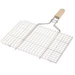 Решетка-гриль универсальная, размер 350х260 мм, глубина 15 мм, никелированное покрытие, РГУ2НЭ