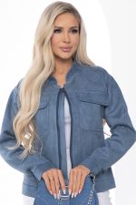 Жакет на молнии Александра (джинс) Б8897 LT Collection