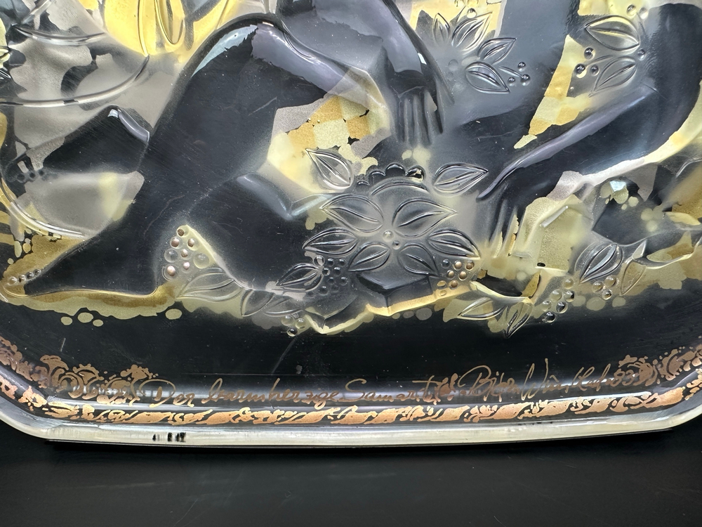 Декоративное блюдо. Rosenthal. Притчи Бьорна Виинблада