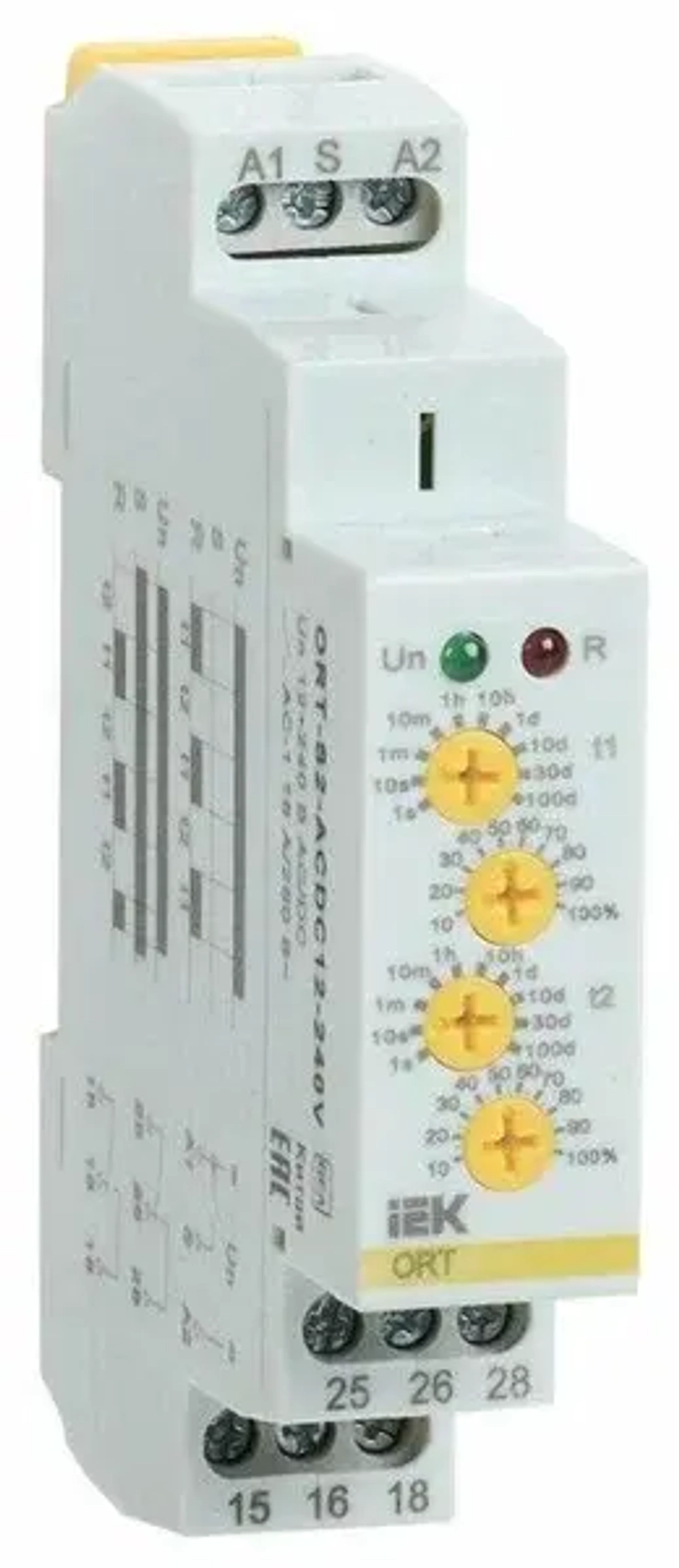 Реле циклическое ORT. 2 конт. 12-240 В AC/DC IEK ORT-S2-ACDC12-240V