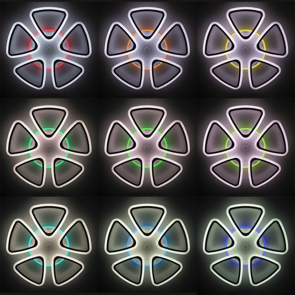 Citilux Мальта Смарт CL234A250E RGB Умная люстра Белая