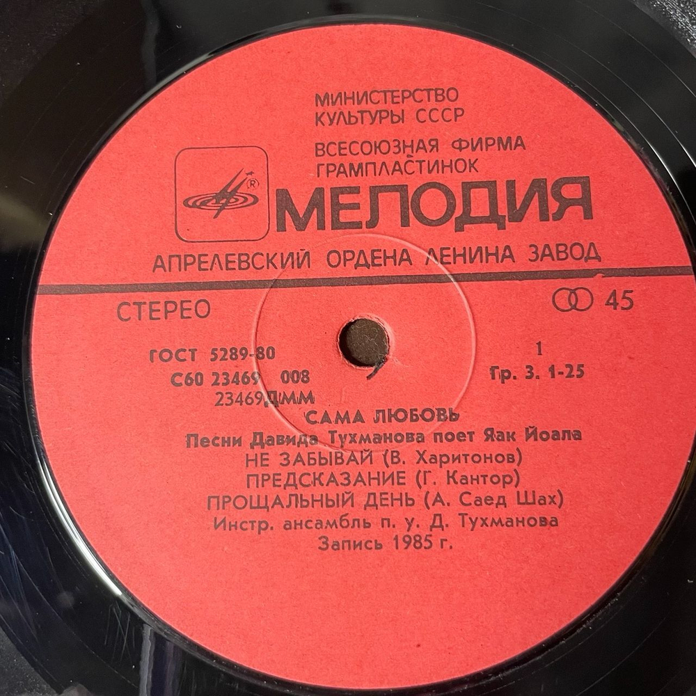Винтажная виниловая пластинка LP Яак Йоала Сама Любовь (СССР 1986) Свадебные Кони