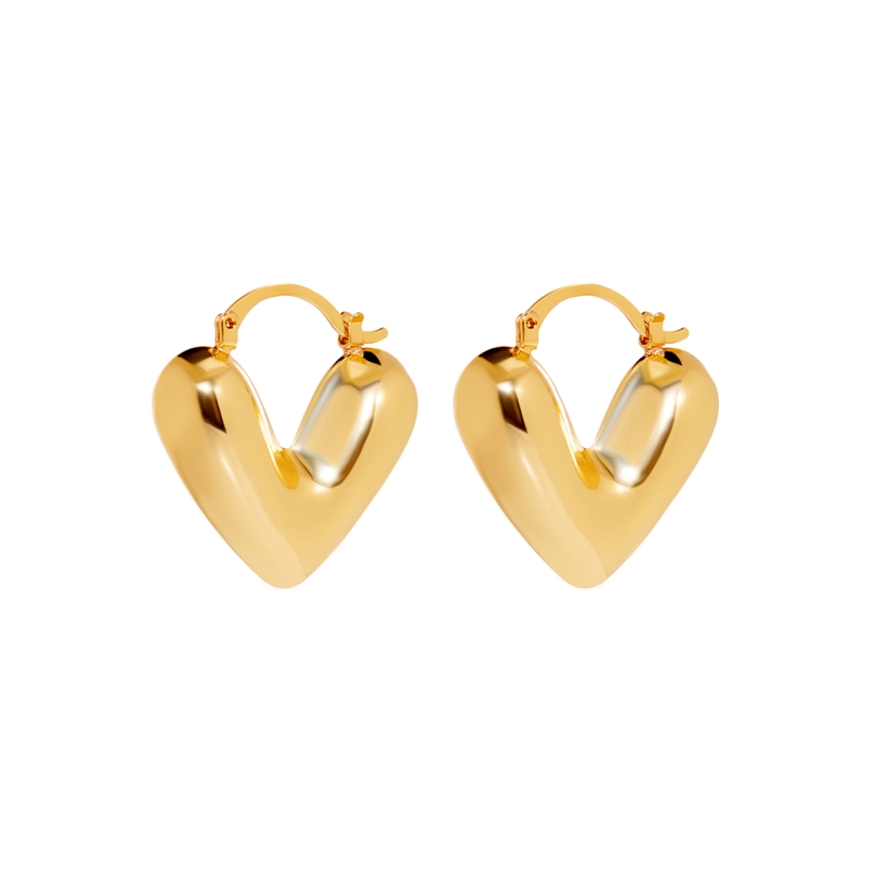 Серьги Шикарные Сердечки