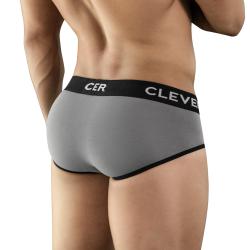 Мужские трусы брифы серые Clever CLEVER PIPING BRIEF 500112
