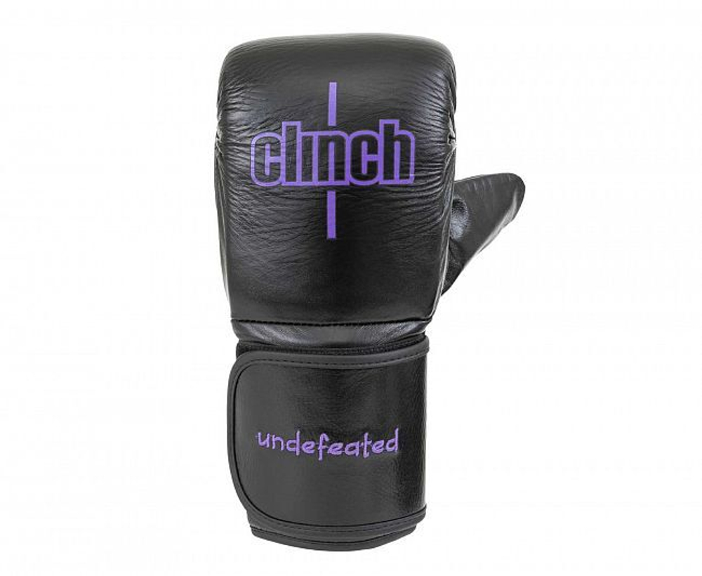 Перчатки снарядные Clinch Bag Mitts Undefeated черные C167