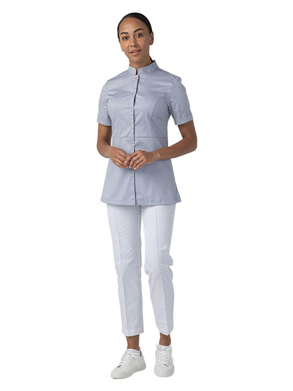 Туника медицинская женская Dr. Nice DRN422 на кнопках, синий, 40