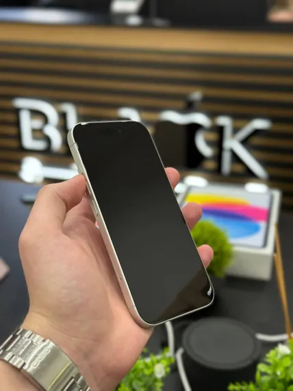 Б/У Телефон iPhone 16 128Gb White 90% (HNG99L625H)
