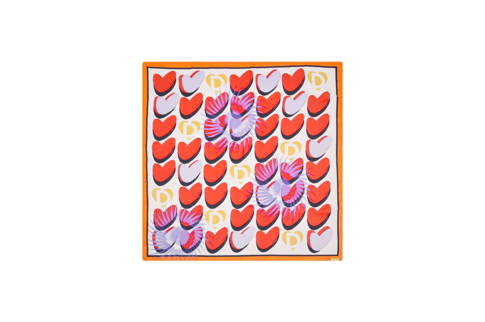 Платок Desigual - оранжевый(24SAWA33)