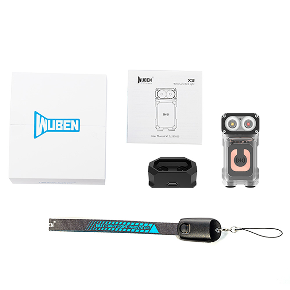 Фонарь Wuben X3 White Pro