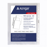 Папка-вкладыш с перфорацией Alingar, А4+ , 20 мкм, глянцевая