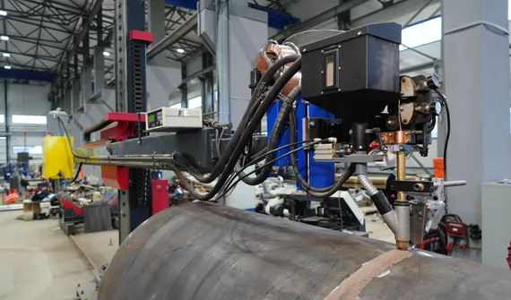 Система подачи и рециркуляции флюса для сварочных колонн серии INCZ, INTEGRAL