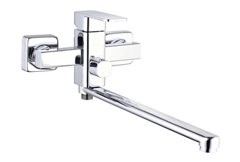 Смеситель для ванны и раковины 35к Glauf NEB7-A123 дивертор поворотный