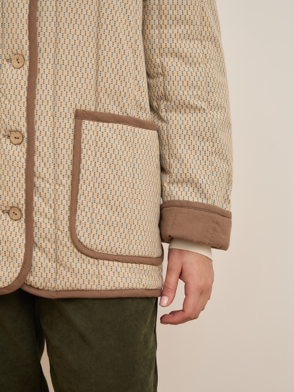 Фуфайка фланель бохо