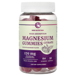 Nobi Nutrition, жевательные таблетки с цитратом магния, высокая степень усвояемости, малина, 60 жевательных таблеток (85 мг в 1 таблетке)