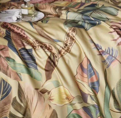 Комплект постельного белья ZEPHYR HOME ЕВРО пг. Мако-Сатин,Египетский хлопок желтый