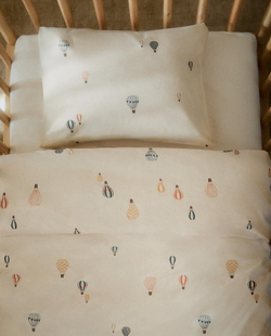 ZARA HOME ДЕТСКИЙ ПОДОДЕЯЛЬНИК С ПРИНТОМ, РАЗНОЦВЕТНЫЙ