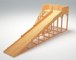 Зимняя горка TORUDA Север wood-6 (скат 7.6 м)