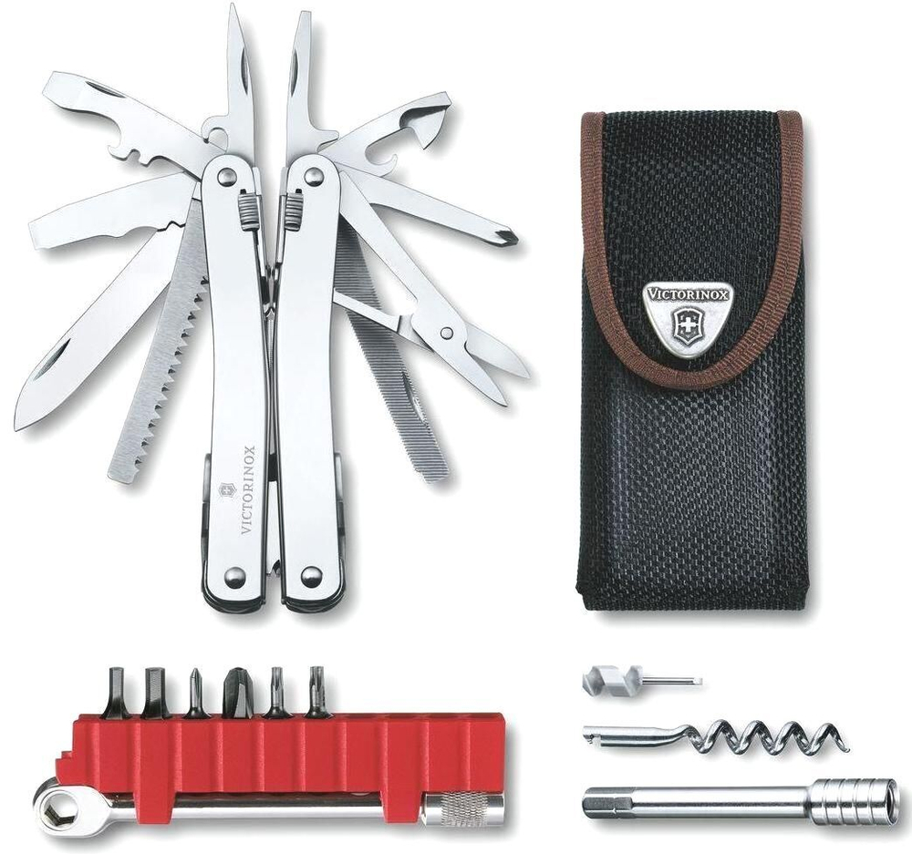 Мультитул Victorinox SwissTool Spirit X (3.0236.N) 105мм 36функц. серебристый подар.коробка
