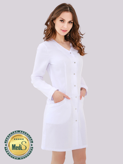 Медицинский халат Х-246, с длинным рукавом