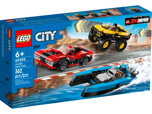 Конструктор LEGO City 60395 Набор для комбинированных гонок