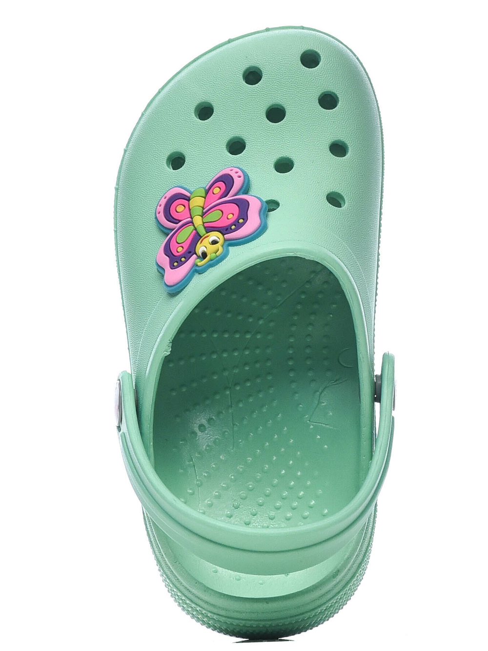 Сабо детские Kaury Hippo 1332ВД, Зеленый-бабочка