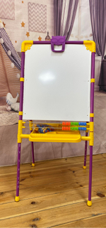 Мольберт для детей двусторонний РАСТУЩИЙ М2Л NIKA сиреневый