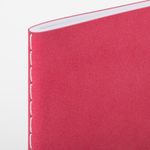 Тетрадь 48 л. без линовки обложка кожзам под замшу, сшивка, A5 (147х210мм), КОРАЛЛОВЫЙ, BRAUBERG CAPRISE, 403861