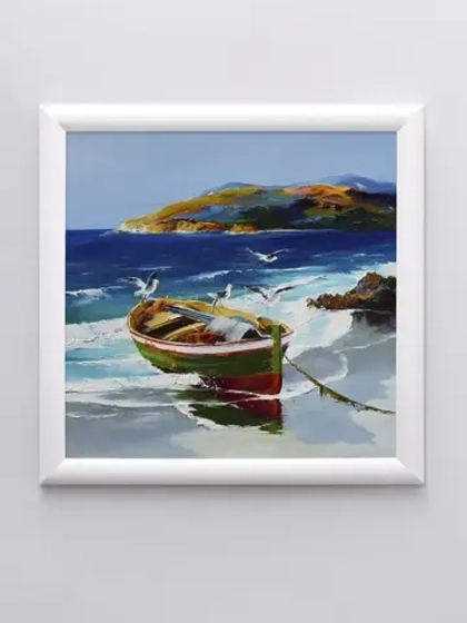 Картина на стену для интерьера на холсте 34*34 см